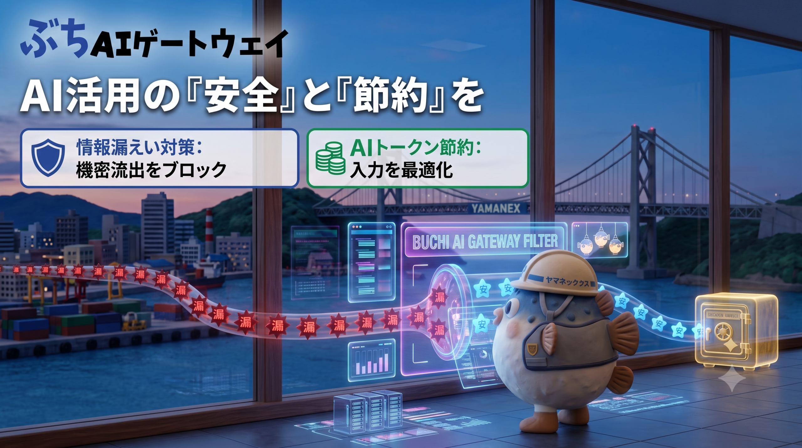 コスパ最強の安全AIゲートウェイ「ぶちAIゲートウェイ」